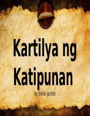 kartilya ng katipunan ppt|Kartilla of The Katipunan: BY: Emilio Jacinto .